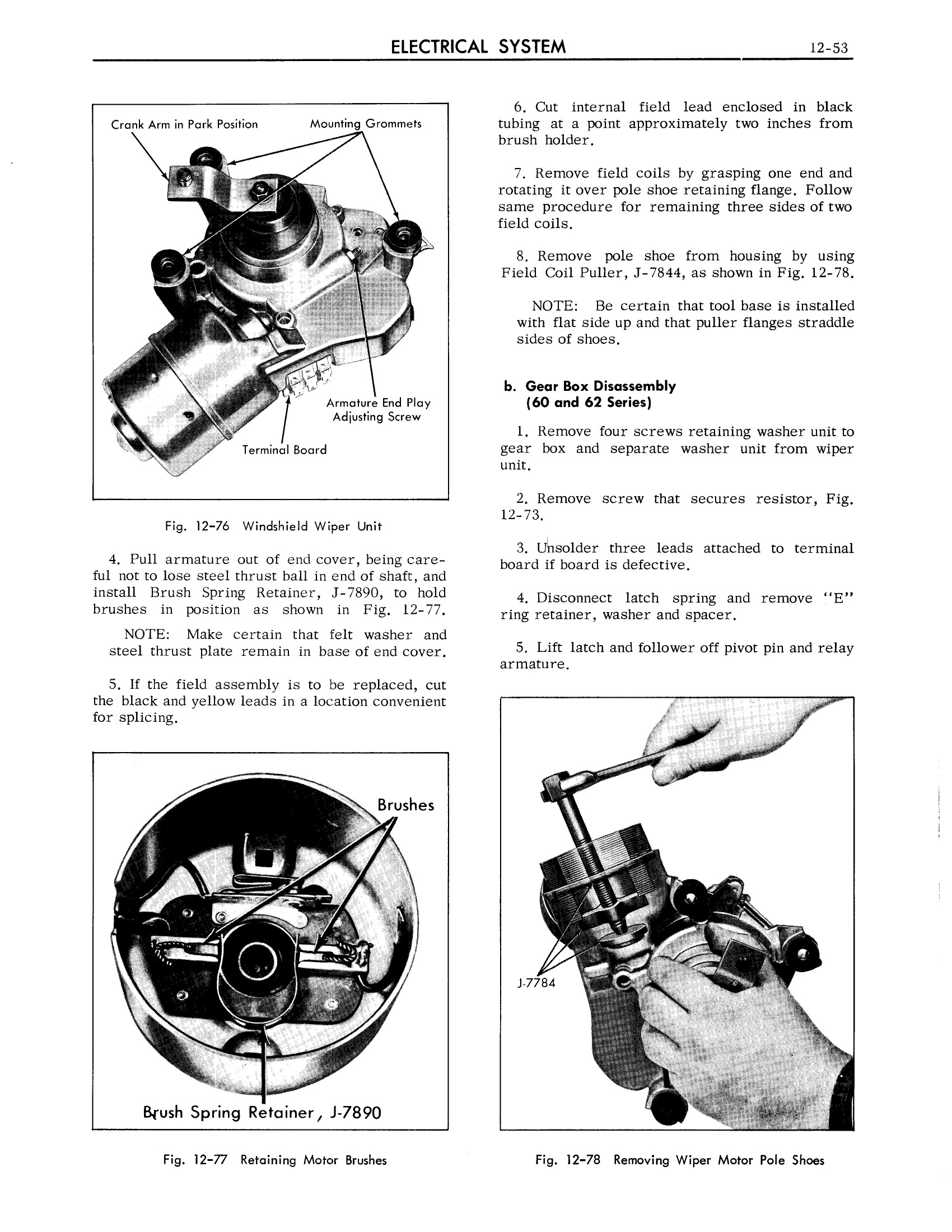 1963 Cadillac Shop Manual- Electrical System Page 53 of 100